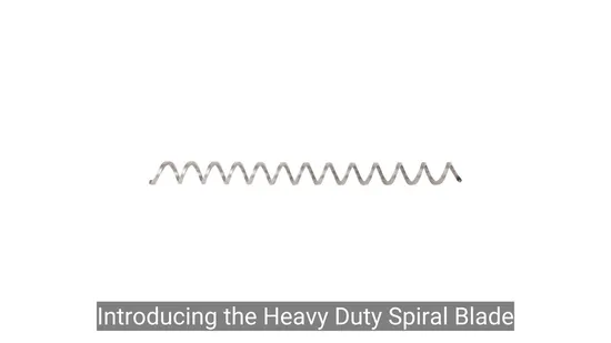 High-Corrosion-Resistant CNC Spiral Blade for Robust Heavy-Duty Chemical Industry Applications